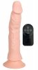 Elastyczne wibrujące dildo na przyssawce 21,5 cm